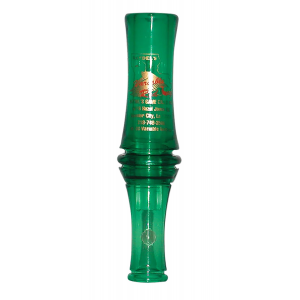 Haydel's Game Calls VR00 inRedleg in Mallard Variable Tone Open Call Double Reed Mallard Sounds Attracts Ducks Green Plastic