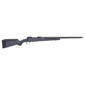 Savage Arms 57577 110 UltraLite 308 Win 4+1 22 in Carbon Fiber Wrapped Barrel, Black Melonite Rec, Gray AccuStock with AccuFit, Rifle