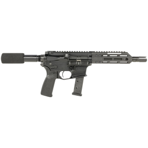 Christensen Arms 8011103300 CA9MM 9mm Luger 7.50 in 21+1, Black Anodized, Black Buffer Tube Stock, Polymer Grip, Pistol