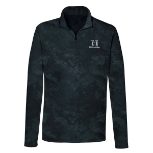 Hornady 99597XXXL Performance 1/4 Zip Black Long Sleeve 3XL