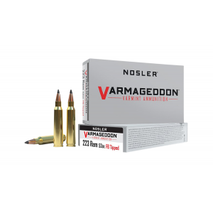NOSLER 65139 Varmageddon 223 Rem 53 Gr Flat Base Tipped 20 Per Box/ 20 Cs
