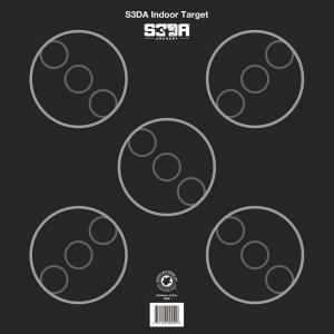 Maple Leaf S3DA 3D Target Face Black ASA 25 pk S3DA-BLK-P