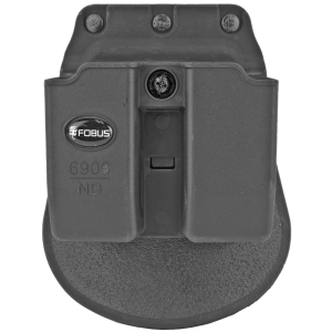 Fobus Paddle 6909NDRP, Roto Paddle, Pouch, Black, Double Mag Sig/Ber/Brn, Kydex 6909NDRP