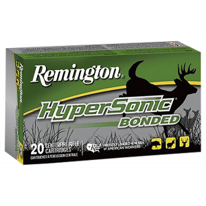 REMINGTON Ammunition 28955 Hypersonic Bonded 270 Win 140 Gr Psp Core Lokt Ultra Bonded 20 Per Box/ 10 Cs