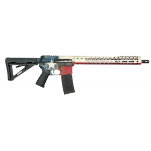 Black Rain Ordnance BROPATTEXAS Spec15 Patriot 5.56x45mm NATO 30+1 16 in, Texas Flag, 15 in Slim M-LOK, Magpul Grip/Carbine Stock