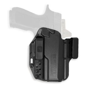 Bravo Concealment Torsion, Inside Waistband Concealment Holster, Waistband Clips, Fits Sig P320 9/40, X-Compact/Carry, Matte Finish, Black, Polymer Construction, Right Hand BC20-1032