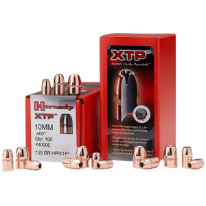 Hornady 40060 XTP 10mm Auto .400 200 gr Hollow Point XTP 100 Per Box/ 15 Case