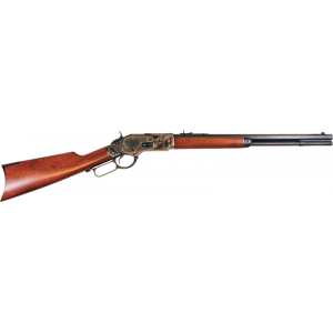 Cimarron 1873 Short Rifle .32/20 20 inOctagon Cc/Blued Wal CA293 - Cimarron Firearms