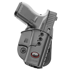 Fobus GL43ND Passive Retention Evolution OWB Black Polymer Paddle Fits Glock 43 Right Hand
