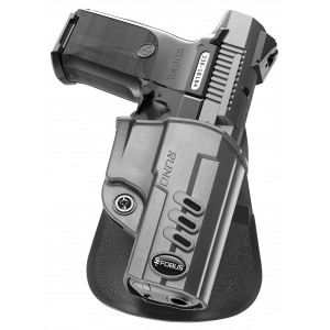 Fobus RUND Passive Retention Evolution OWB Black Polymer Paddle Fits Ruger SR Fits Ruger SR Compact Right Hand