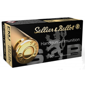 SELLIER & Bellot Sb762tok Handgun 7.62x25mm Tokarev 85 Gr Full Metal Jacket 50 Per Box/ 30 Case