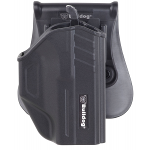 Bulldog TRSWMPS Thumb Release OWB Black Polymer Paddle Fits S&W M&P Shield Right Hand