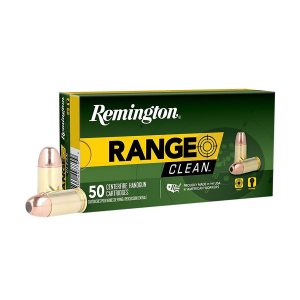 REMINGTON Ammunition 27683 Range Clean 380 Acp 95 Gr Flat Nose Enclosed Base 50 Per Box/ 10 Case