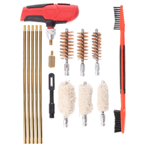 Birchwood Casey SHGCLNKI Shotgun Cleaning Kit 17 Pieces Black/Red
