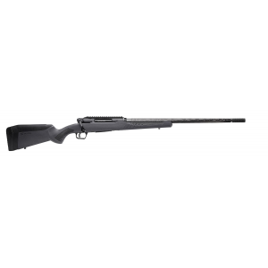 Savage Arms 57894 Impulse Mountain Hunter 308 Win 4+1 22 in Threaded Proof Research Carbon Fiber Barrel, Gray AccuStock with Black Rubber Cheek Piece and Grips
