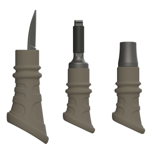 Foxpro FURTAKER Furtaker Combo Pack Bite/Closed/Open Call Single Reed Coyote/Prey Sounds Attracts Predators Tan 3 Piece