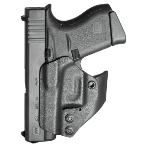 Mission First Tactical H2GL43AIWBM Minimalist Holster AIWB Black Polymer Belt Clip Fits Glock 42/43/43X/48 Ambidextrous