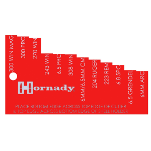 Hornady 050416 Universal Trim Length Gauge Red Multi Caliber