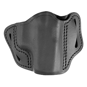 Uncle Mikes-leather(1791) UMOWB1MBLR Outside The Waistband OWB Size 01 Matte Black Leather Belt Slide Fits Springfield Hellcat Right Hand