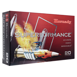 HORNADY 81004 Superformance 30t/c 150gr Super Shock Tip 20 Per Box/10 Case Centerfire, Rifle Ammunition