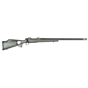 Christensen Arms CA10269215422 Summit TI 300 Win Mag 3+1 26in Carbon Fiber/Threaded Barrel, Natural Titanium, Green with Black Webbing Thumbhole Stock