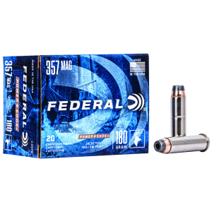 FEDERAL C357g Power-shok Handgun 357 Mag 180 Gr Jacket Hollow Point 20 Per Box/ 25 Cs