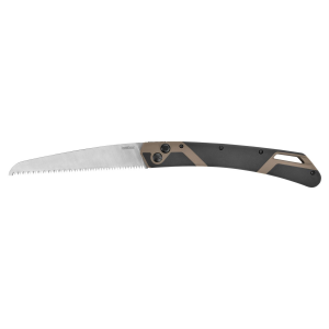Kershaw Taskmaster Saw 2 2556, Folding Knife, 7 in Silver Blade, Black/Tan Handle 2556