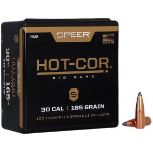 Speer Bullets 2035 Rifle Hunting Hot-Cor .308 165 gr Spitzer Soft Point