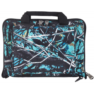 Bulldog BD915SRN Deluxe Mini Range Bag Water Resistant Serenity Camo Nylon with Inside & Outer Storage Pockets 11 in x 7 in x 2 in Interior Dimensions