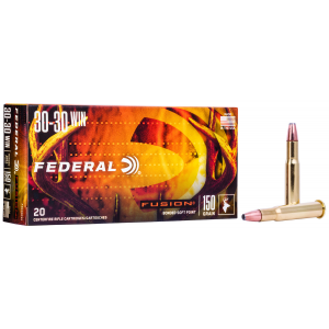 FEDERAL F3030fs1 Fusion 30-30 Win 150 Gr Fusion Soft Point 20 Per Box/ 10 Cs