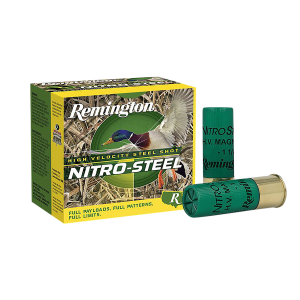 REMINGTON Ammunition 20860 Nitro-steel High Velocity 12 Gauge 3 In 1 3/8 Oz 2 Shot 25 Per Box/ 10 Cs