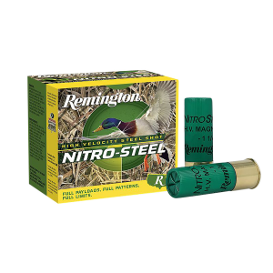 REMINGTON Ammunition 20864 Nitro-steel High Velocity 12 Gauge 3 In 1 3/8 Oz 4 Shot 25 Per Box/ 10 Cs