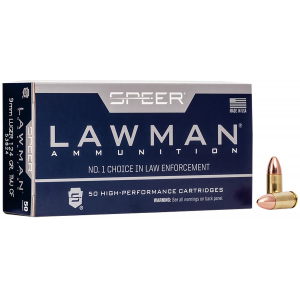 er 53824 Lawman Training Clean-Fire 9mm Luger 124 Gr Total Metal Jacket Round Nose 50 Per Box/ 20 Case Ammo