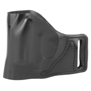 Desantis E-GAT Slide Belt Holster, Fits J-Frame 2.25 in, Bodyguard .38, Ruger LCR, Left Hand, Black Leather 115BB02Z0