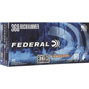 FEDERAL 360bhas Power-shok Buckhammer 360 Buckhammer 180 Gr 20 Per Box/ 10 Cs