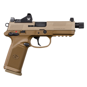 FN Herstal 66-100867 FNX Tactical 45 ACP 5.30 in 10+1 Flat Dark Earth with Night Sights & Viper Red Dot - Fn Herstal