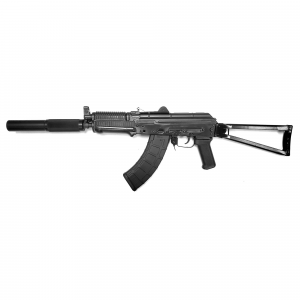 Riley Defense Krink, Semi-auto, AK, 7.62X39, 8.5 in Barrel with Pinned Faux Can (16 in Overall Length), Polymer Pistol Grip, Adjustable Sights, Side Folding Stock, 30 Rounds, 1 Mag RAK47-KRINK-CAN - Riley Defense