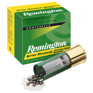 REMINGTON Ammunition 20674 Nitro Magnum 20 Gauge 3 In 1 1/4 Oz 6 Shot 25 Per Box/ 10 Cs