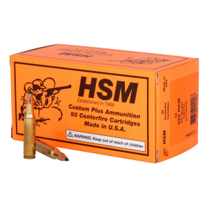 HSM 2225N Varmint 222 Rem 40 gr Sierra BlitzKing 20 Per Box/ 25 Cs - Hsm