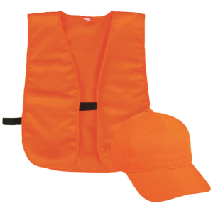 Outdoor Cap Vest and Cap Combo Blaze Orange Adult BLZCPV - Outdoor Cap