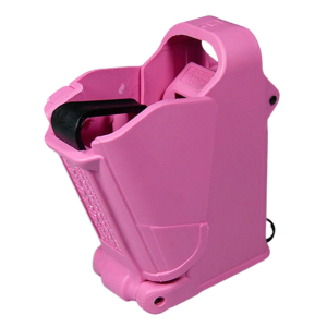 Maglula UP60P UpLULA Loader & Unloader Double & Single Stack Style made of Polymer with Pink Finish for 9mm Luger\t 45 ACP Pistols