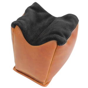 Birchwood Casey 48221 Leather Shooting Rest Unfilled Black Suede Top 4 in W x 6 in L x 6 in H