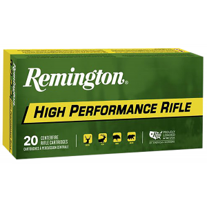 REMINGTON Ammunition 27800 High Performance Rifle 243 Win 80 Gr Pointed Soft Point 20 Per Box/ 10 Cs
