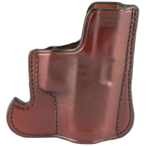 Don Hume 001 Front Pocket Holster, Fits Glock 43, Ambidextrous, Brown Leather J100306R