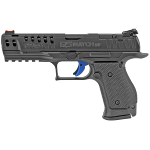 Walther Arms 2851075 PPQ M2 Q5 Match 9mm Luger 10+1, 5 in Black Polygonal, Rifled Barrel, Matte Black Tenifer Optic Cut/Serrated Steel Slide, Black Steel Frame w/Beavertail & Picatinny Rail, Black Wraparound Ergonomic Grip, 3 Auto Safety, Pistol