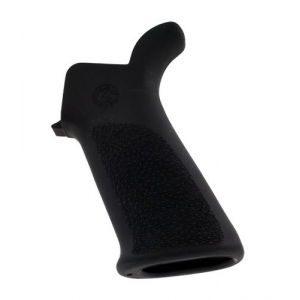 Hogue 15030 OverMolded Beavertail Cobblestone Black Rubber for AR-15\t M16