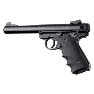 Hogue 79000 Rubber Grip Black with Finger Grooves for Ruger Mark IV
