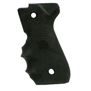 Hogue 92000 Rubber Grip Black Rubber with Finger Grooves for Beretta 92F\t 96