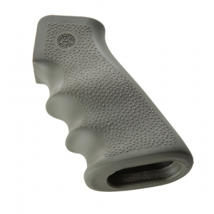 Hogue 15001 OverMolded Grip Cobblestone OD Green Rubber with Finger Grooves for AR-15\t M16