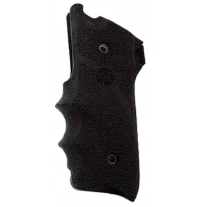 Hogue 82000 Rubber Grip Black with Finger Grooves for Ruger Mark II\t III